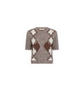 Elio Ss Knit Cardigan - Coffee Quartz