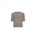 Elio Ss Knit Cardigan - Coffee Quartz