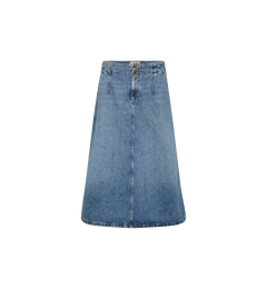 Leala Denim Skirt - Mid Blue