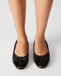 Ellison Ballerina - Black Leather