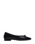 Ellison Ballerina - Black Leather