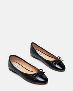 Ellison Ballerina - Black Leather