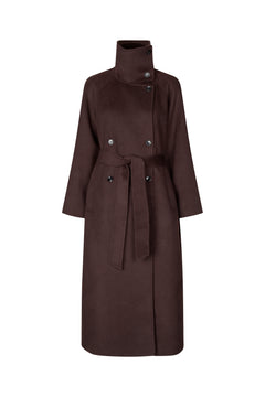 Sahanne Coat - Black Coffee