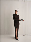 San Dona Dress - Brown