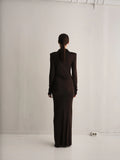 San Dona Dress - Brown