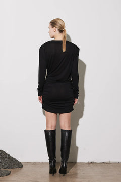 San Dona Dress Short - Black
