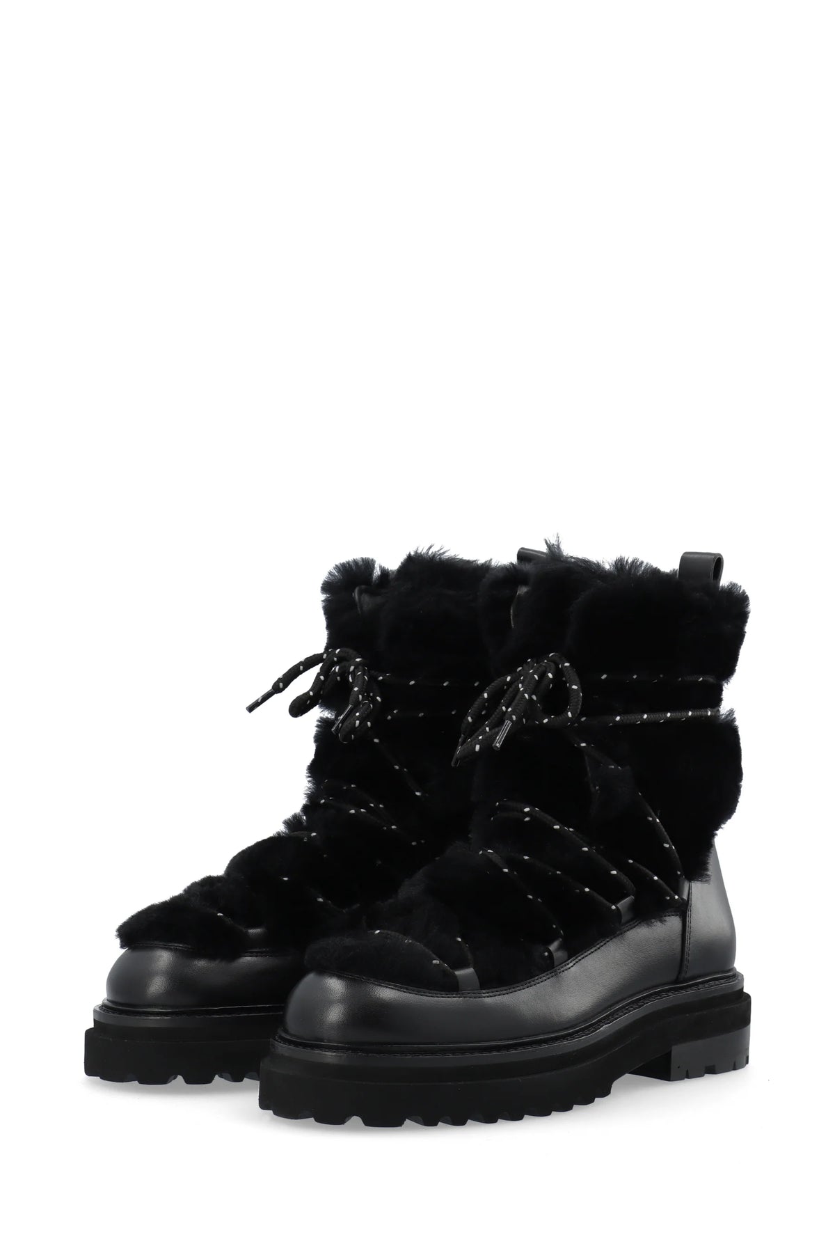 Sandra Snowboot Leather/Pes - Black