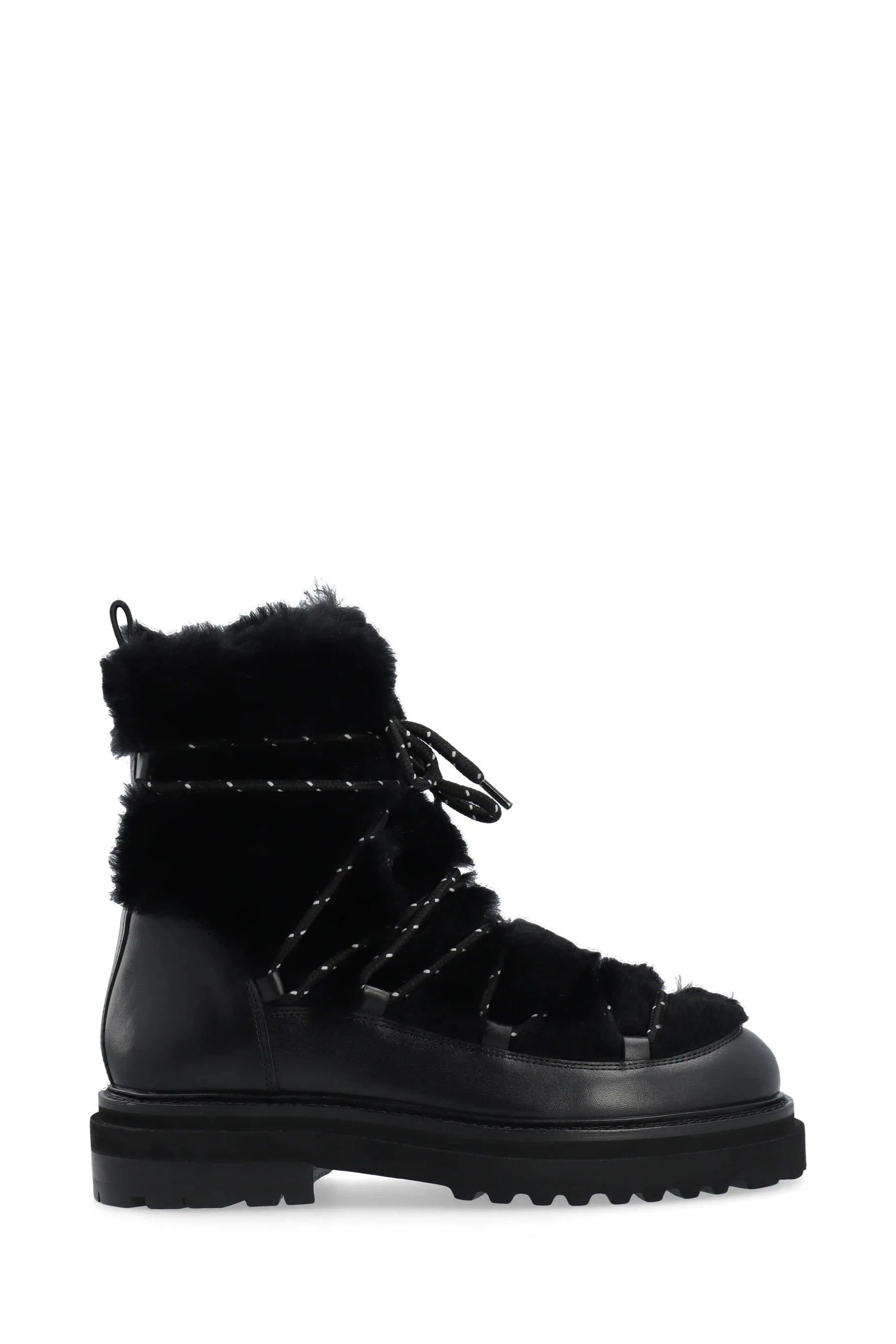 Sandra Snowboot Leather/Pes - Black