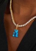 Serena Necklace - Clear Gold