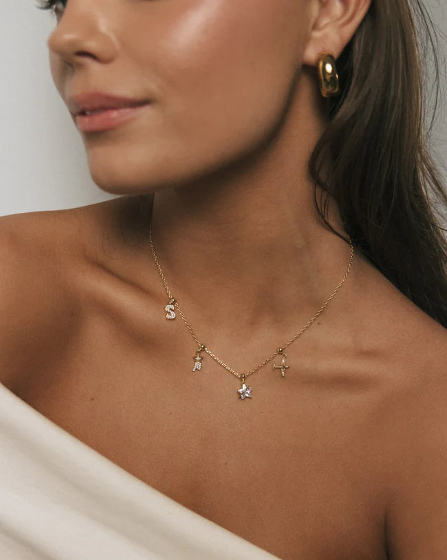 Airplane Charm - Gold