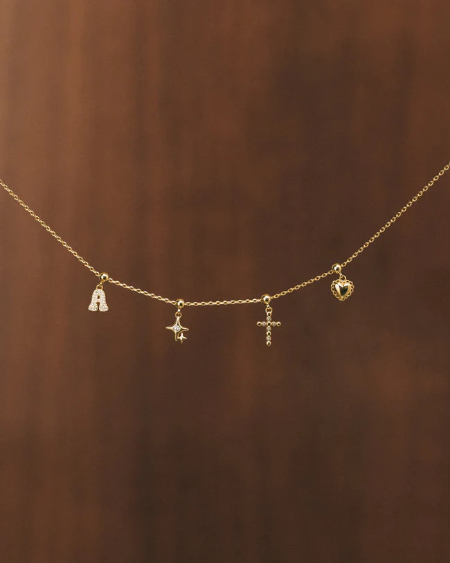 Cross Charm - Gold