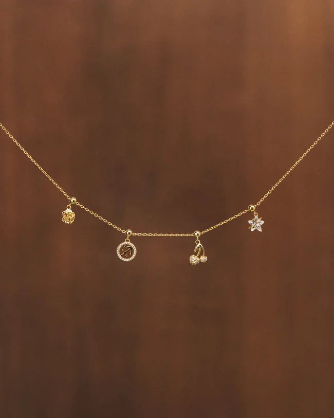 Diamond Star Charm - Gold