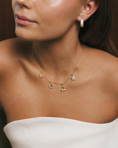 Diamond Star Charm - Gold