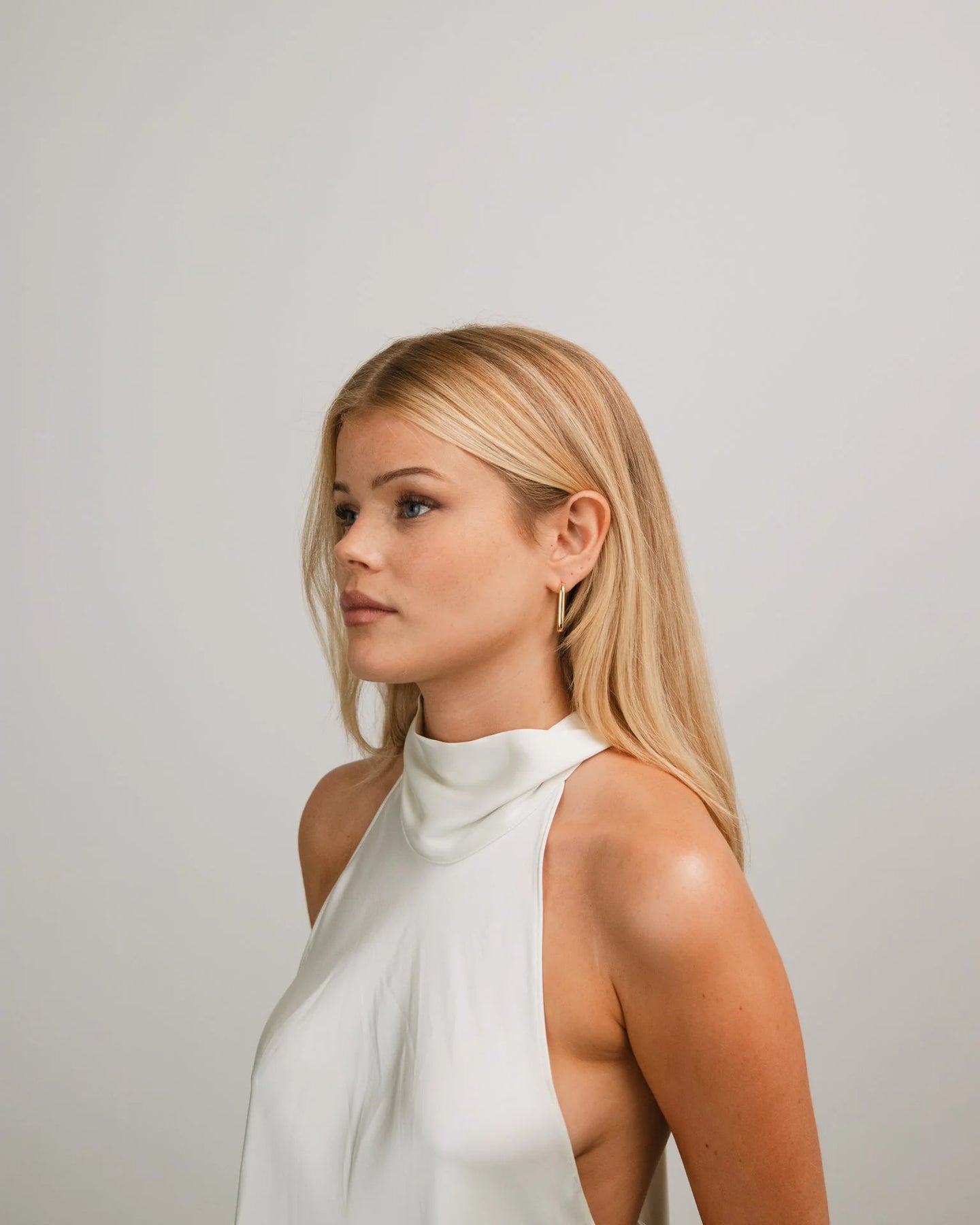 Edge Hoops - Gold