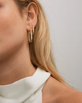 Edge Hoops - Gold