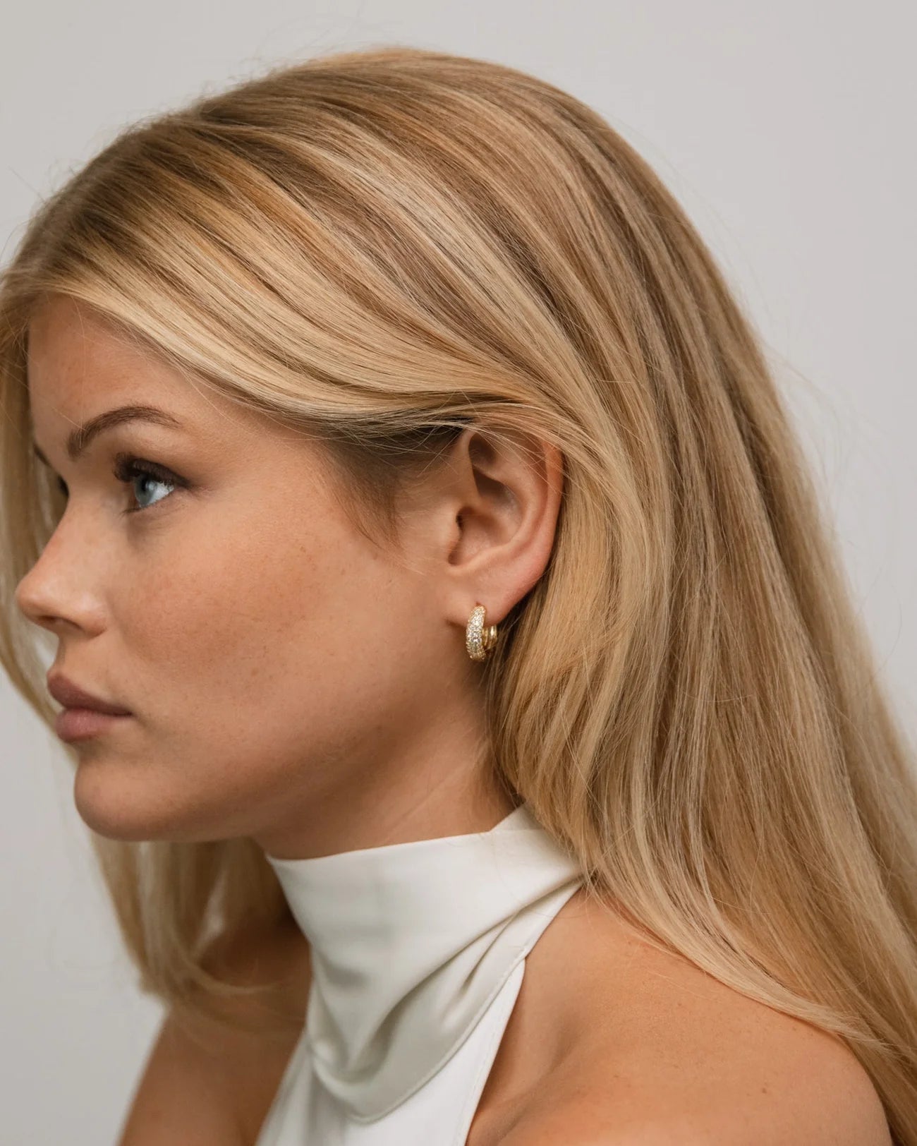 Dome Hoops (M) - Gold