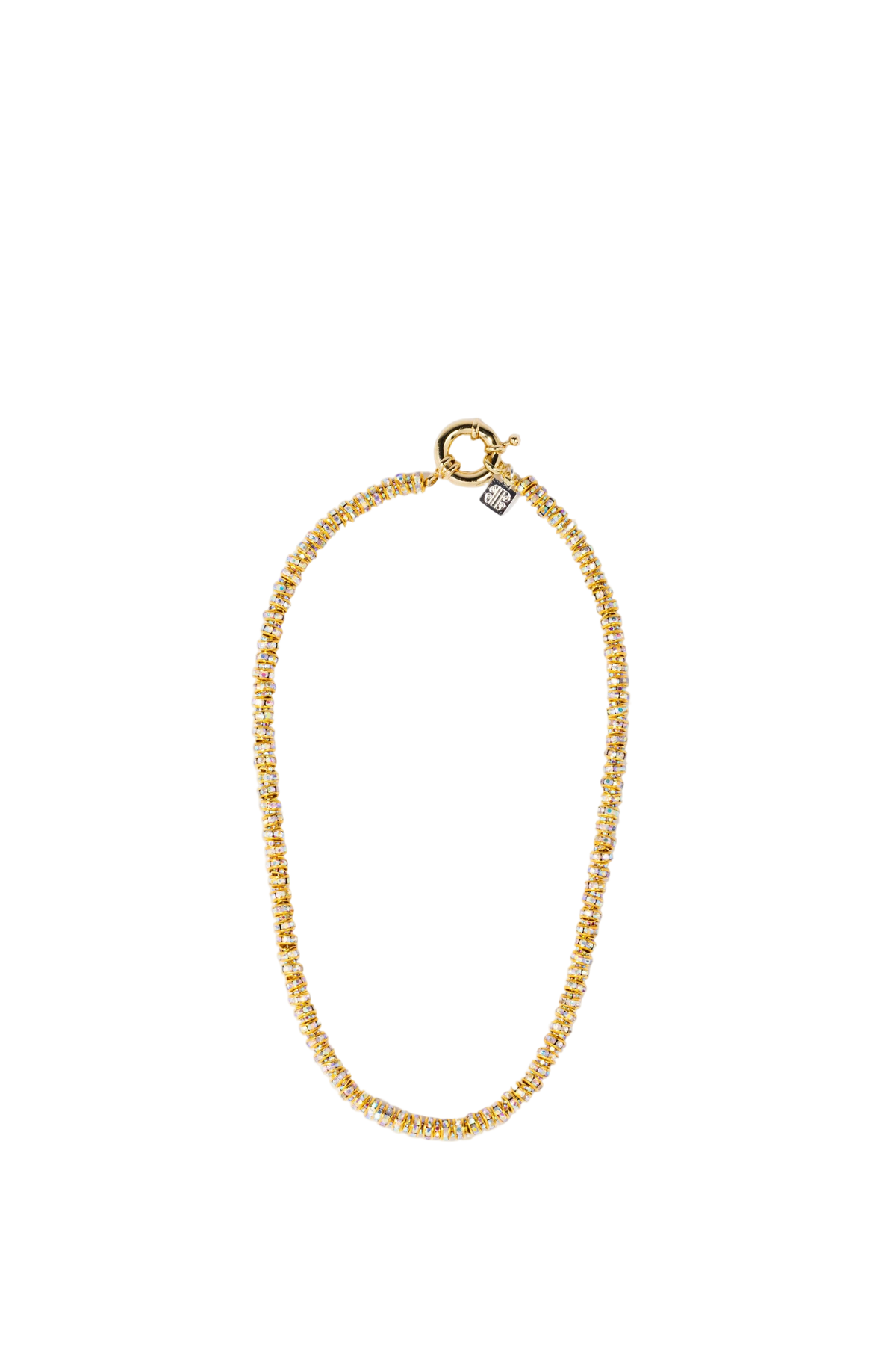 Skinny Diamond Necklace - Gold