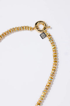 Skinny Diamond Necklace - Gold