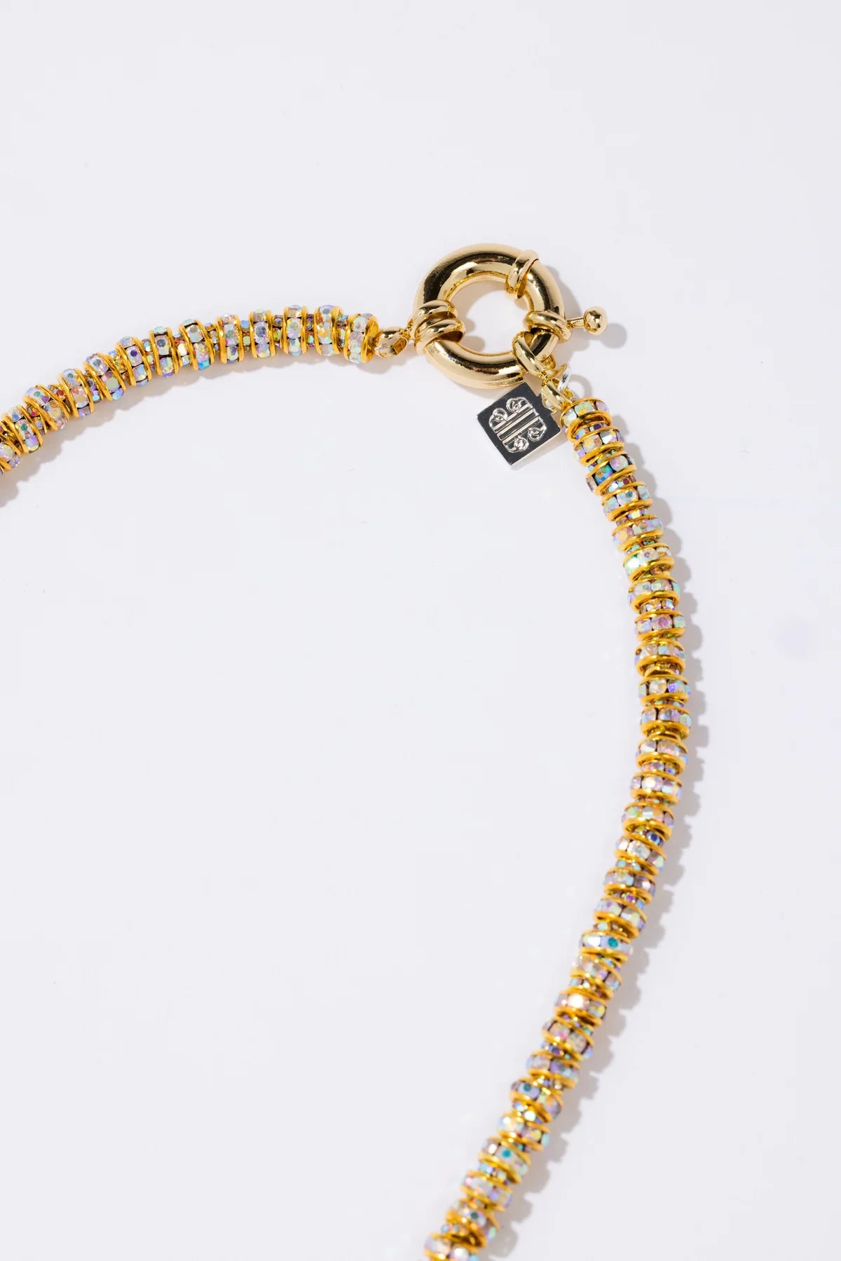Skinny Diamond Necklace - Gold