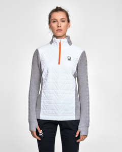 Half Zip Comfy - Snow White