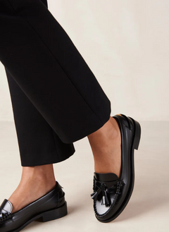 Terrane Leather Loafers - Black