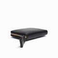 Small Zip Wallet - Leather Black