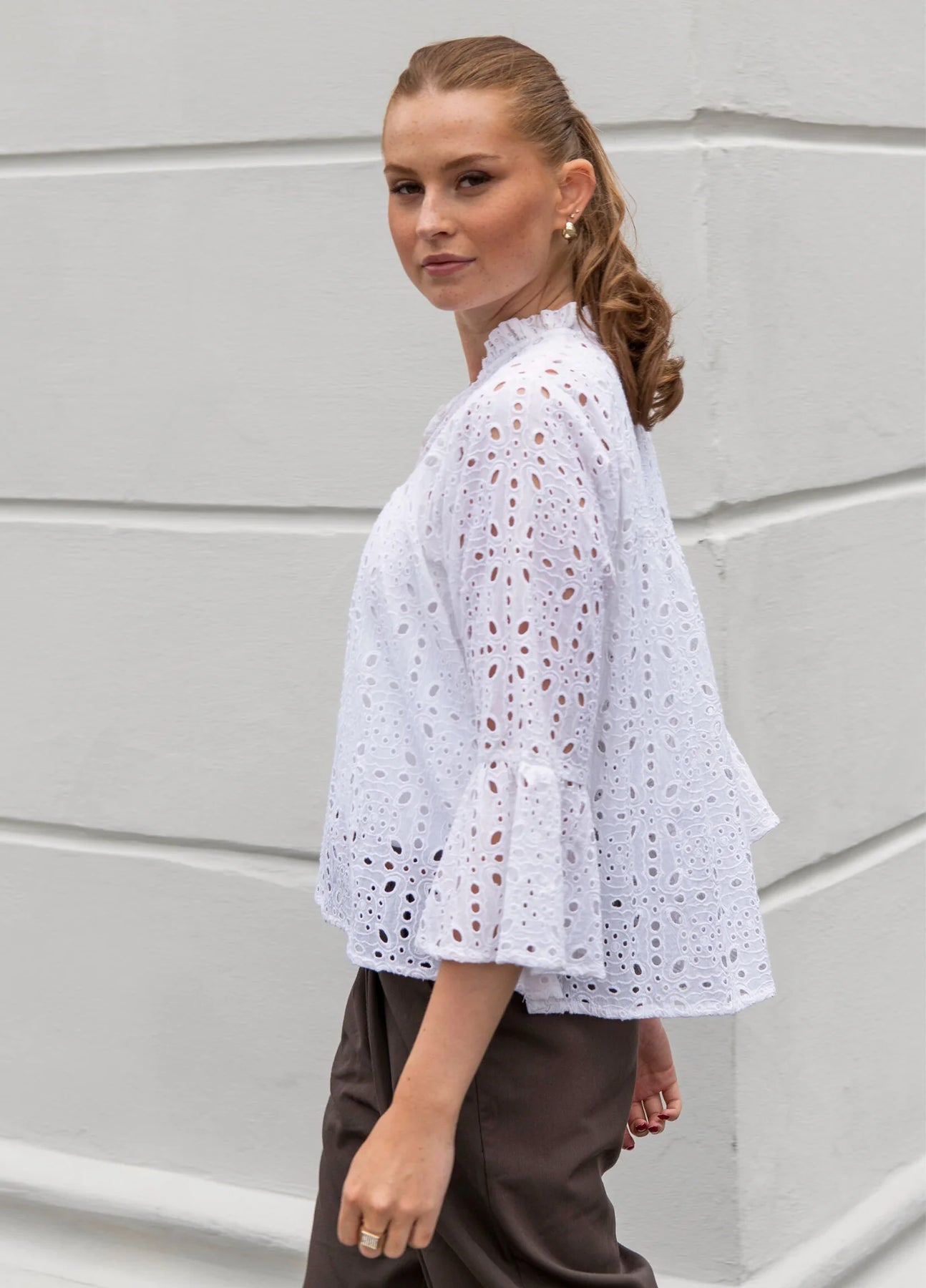 Binita Top - Whisper White