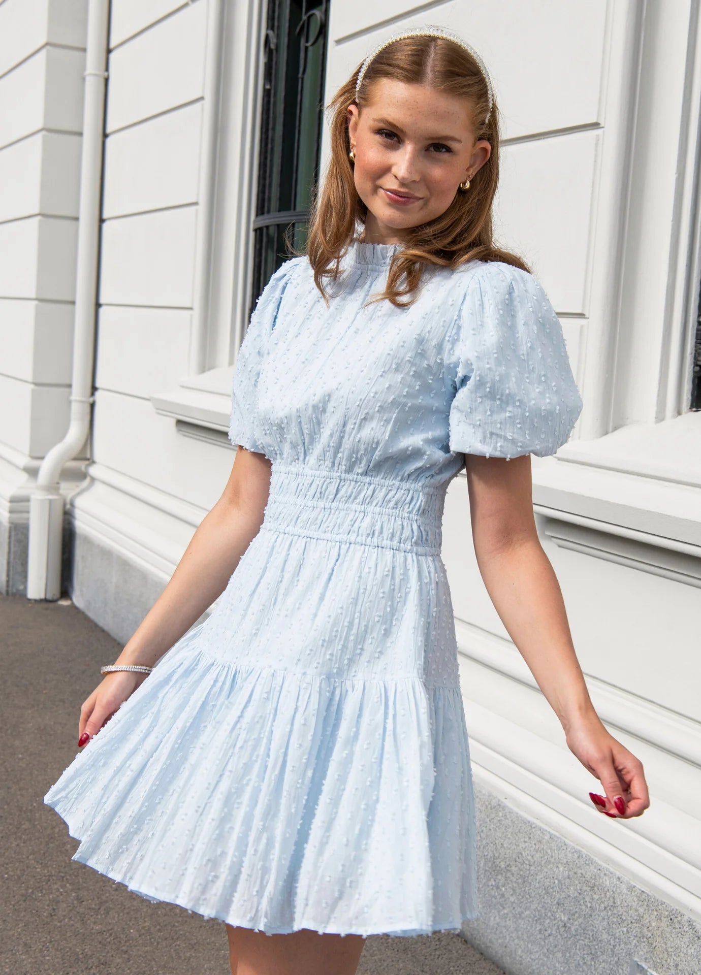 Louann Dress - Light Blue