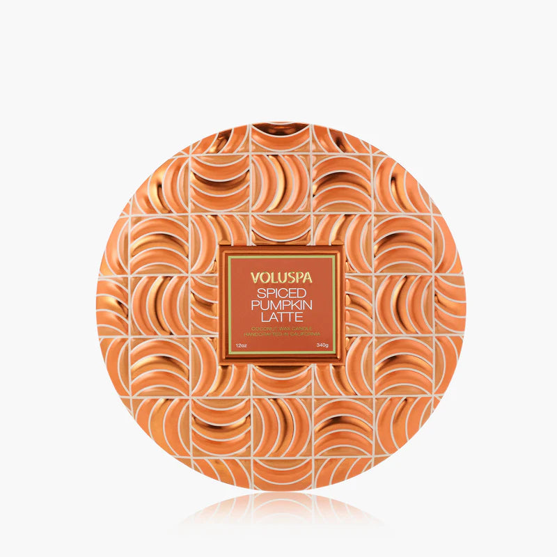3-Wick Tin Candle - New Spiced Pumpkin Latte