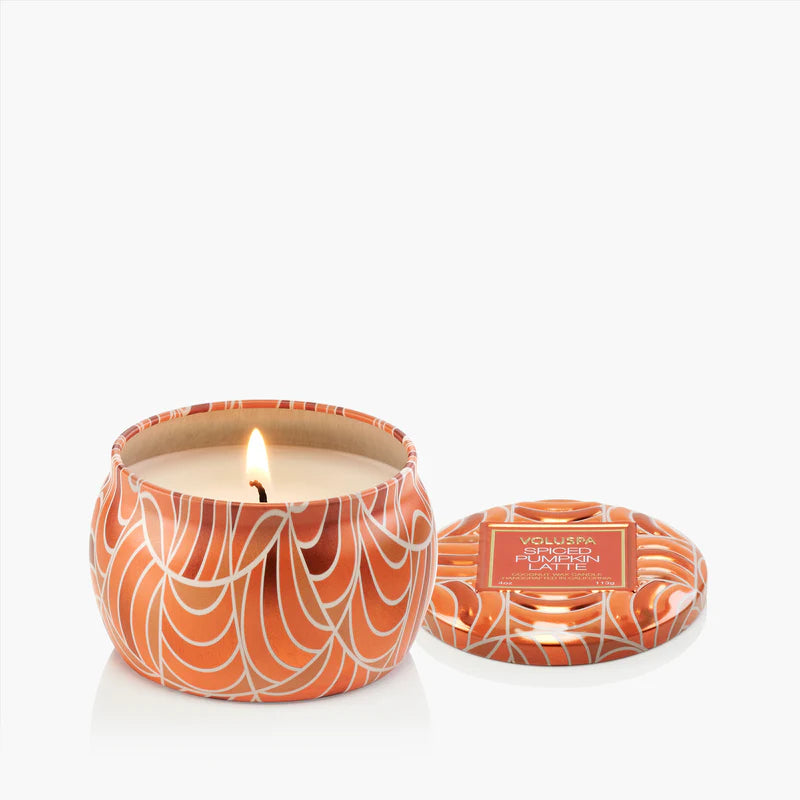 Mini Tin Candle - New Spiced Pumpkin Latte