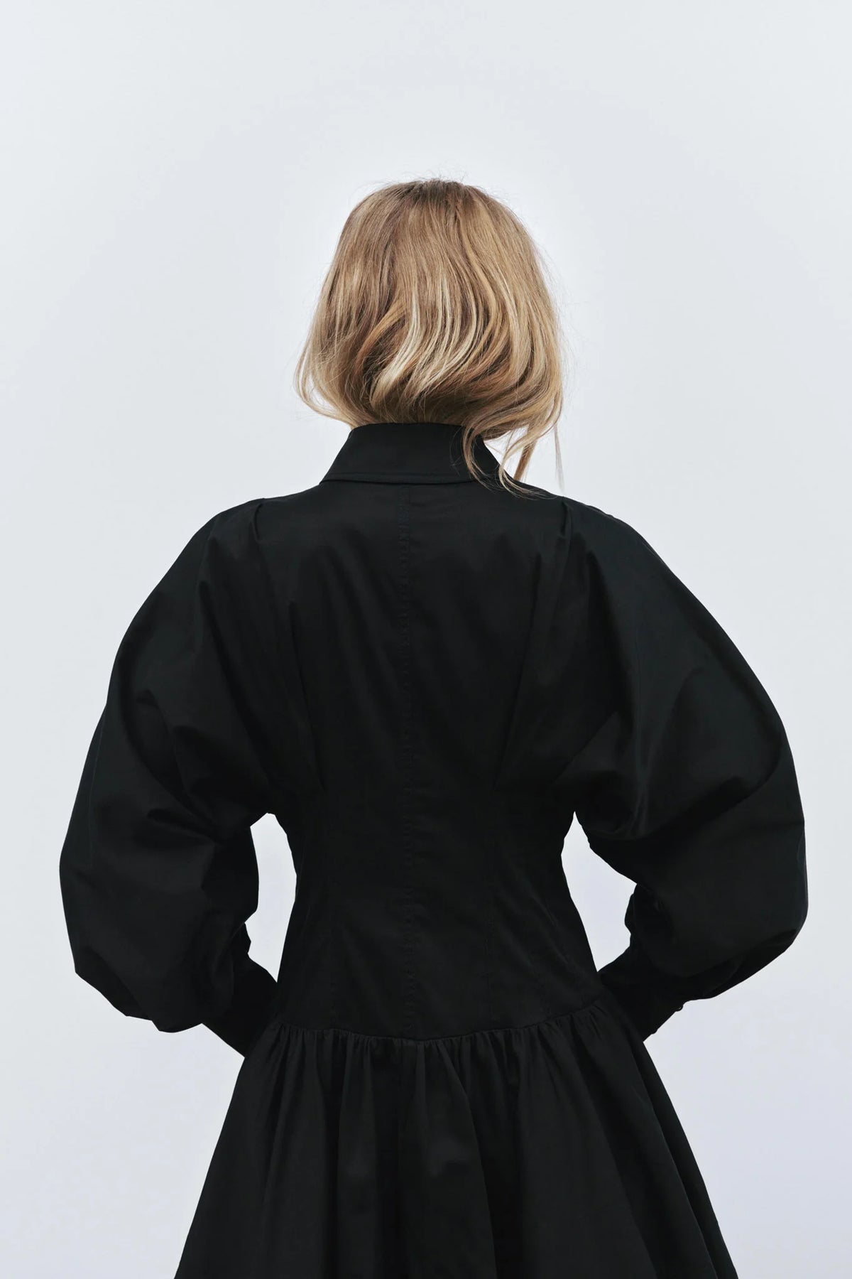 Alexa Ls Mini Dress - Black