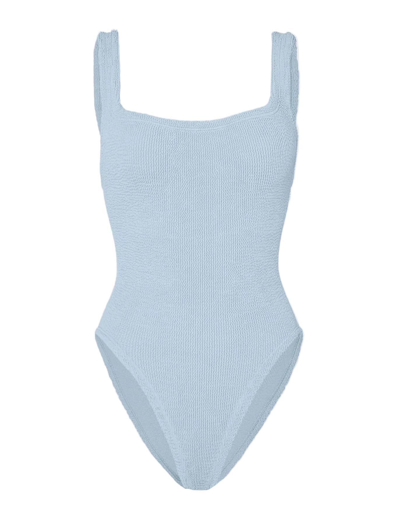 Hunza G - Badetøy - Square Neck Swim - Metallic Ice Blue - Villoid