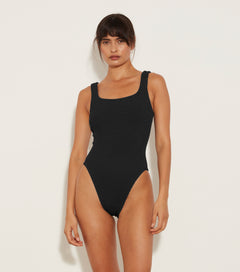 Square Neck Swim - Black