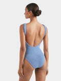 Square Neck Swim - Cornflower