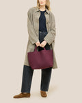 St Barths Medium Tote - Bordeaux