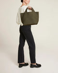 St Barths Medium Tote - Olive