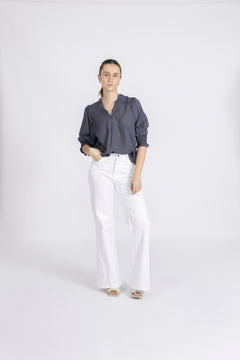 Callumcc Frill Ss Shirt - Ink