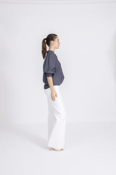 Callumcc Frill Ss Shirt - Ink