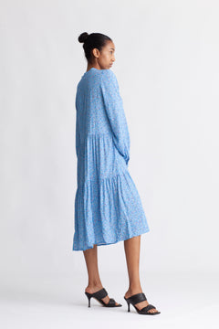 Lipe Dress - Blue Flower