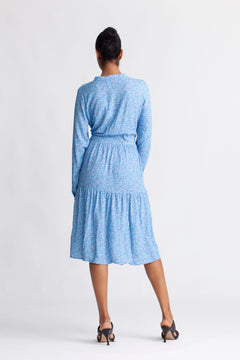 Lipe Dress - Blue Flower