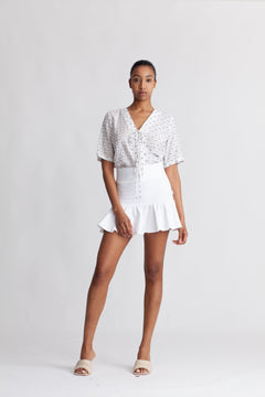 Ginger Skirt - Bright White