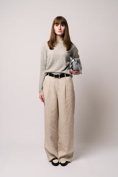 Cici Ws Patch Lurex Destroy - Gris Chine Clair