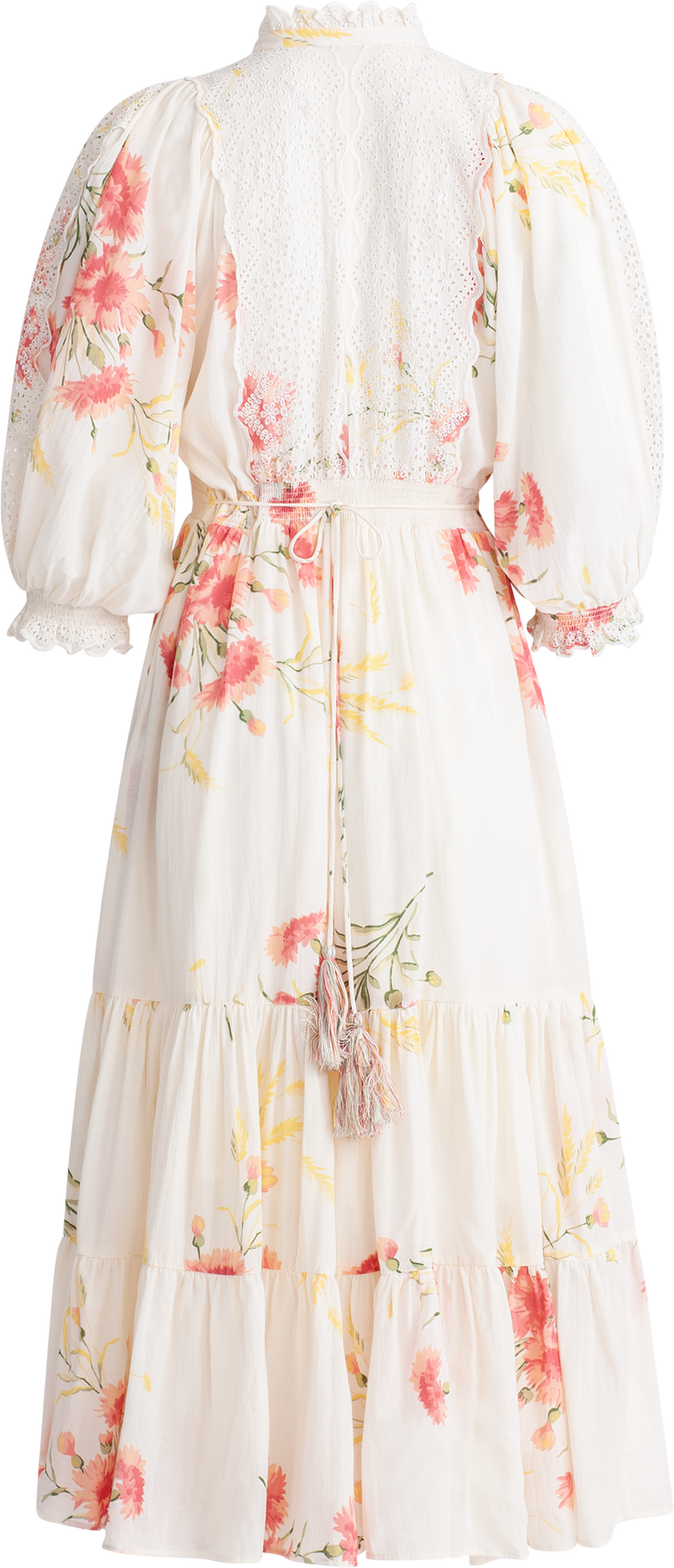 byTiMo Kjoler Cotton Slub Midi Dress Straw Villoid