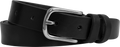 Basic Belt With Silver Buckle - Black