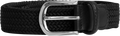 Shiny Silk Elastic Belt - Black