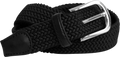 Shiny Silk Elastic Belt - Black