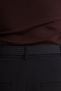 Dianna Ls O-Neck Top - Coffee Bean