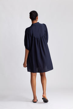 Heracc Midi Puff Dress - Ink