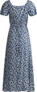 Aurelia Midi Dress - Leilani Print/Mid Blue