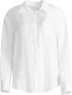 Relaxed Linen Shirt - White